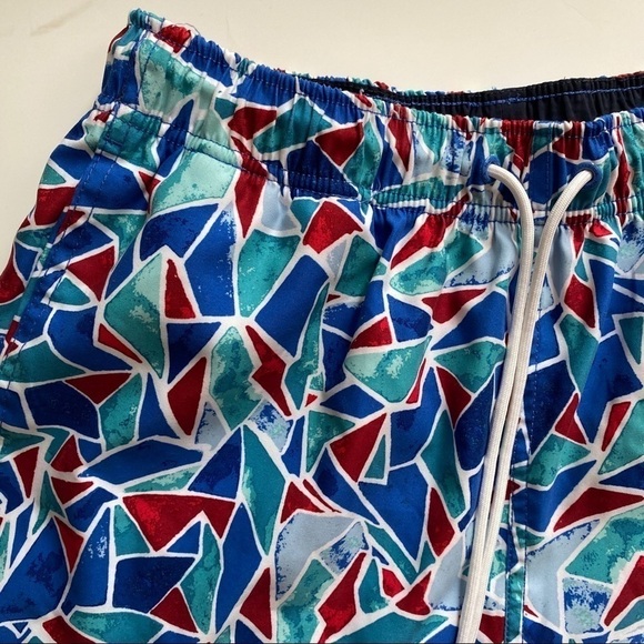 Nautica Men’s Colorful Abstract Swim Trunks - Picture 4 of 7